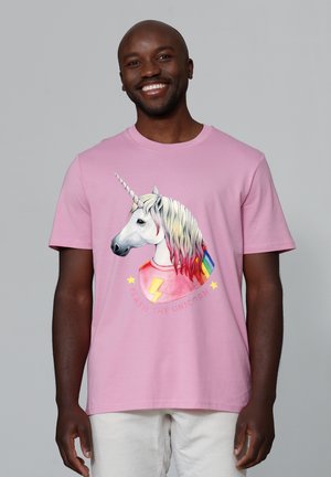 FLASH THE UNICORN - Print T-shirt - bubble pink