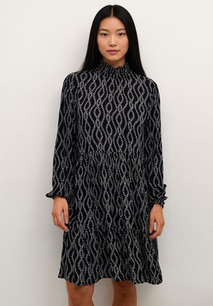 Kaffe AMBER - Vestito casual - black chalk print