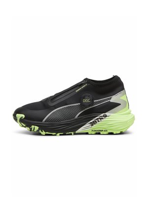 VOYAGE NITRO 3 DISC  - Løbesko trail - black fizzy apple silver