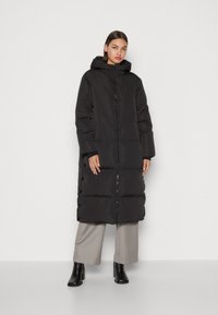 YAS - YASIRIMA LONG COAT  - Téli kabát - black Miniatűr kép 1