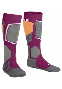FALKE SK2 SKIING MEDIUM CUSHIONING - Calzettoni - radiant orchid