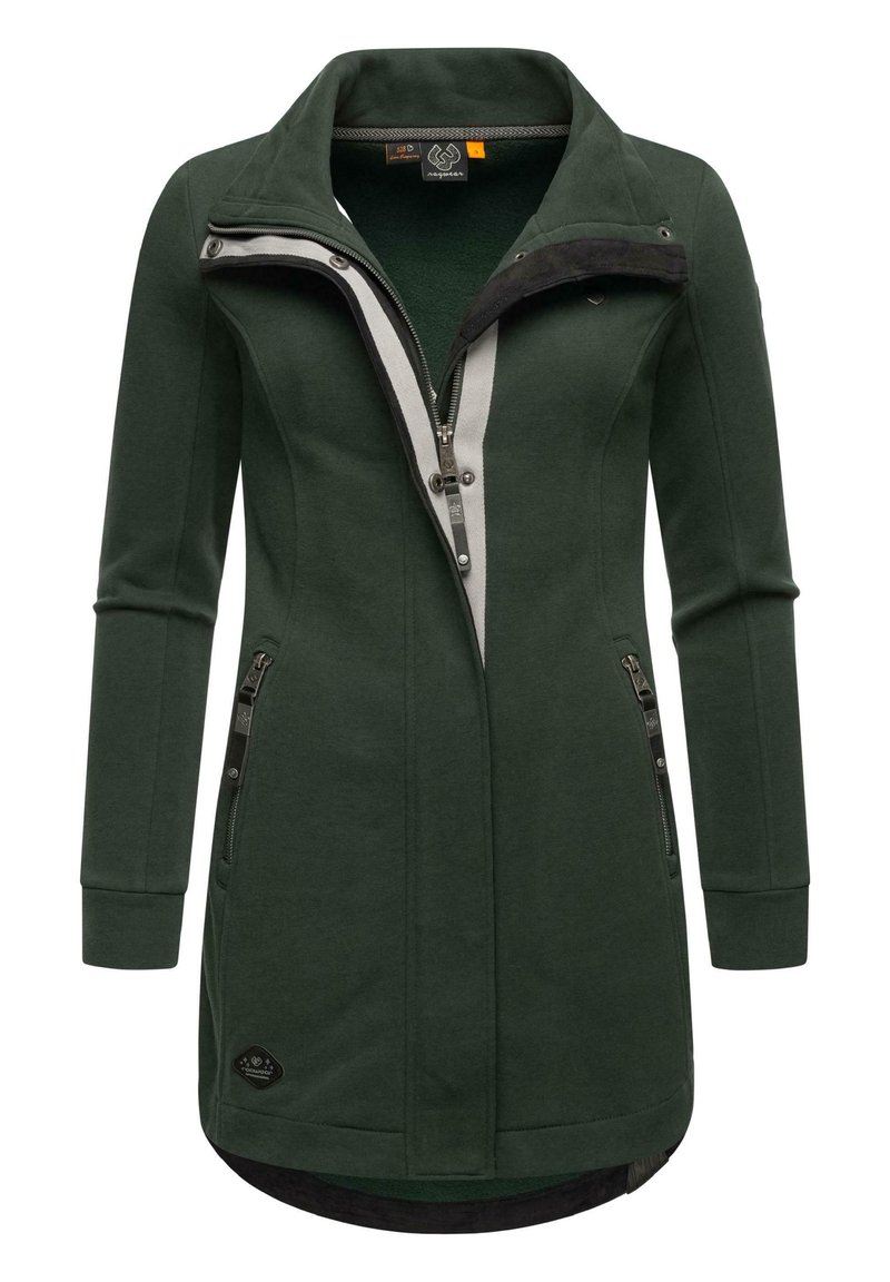 Ragwear - LETRICE - Halflange jas - dark green, Vergroten