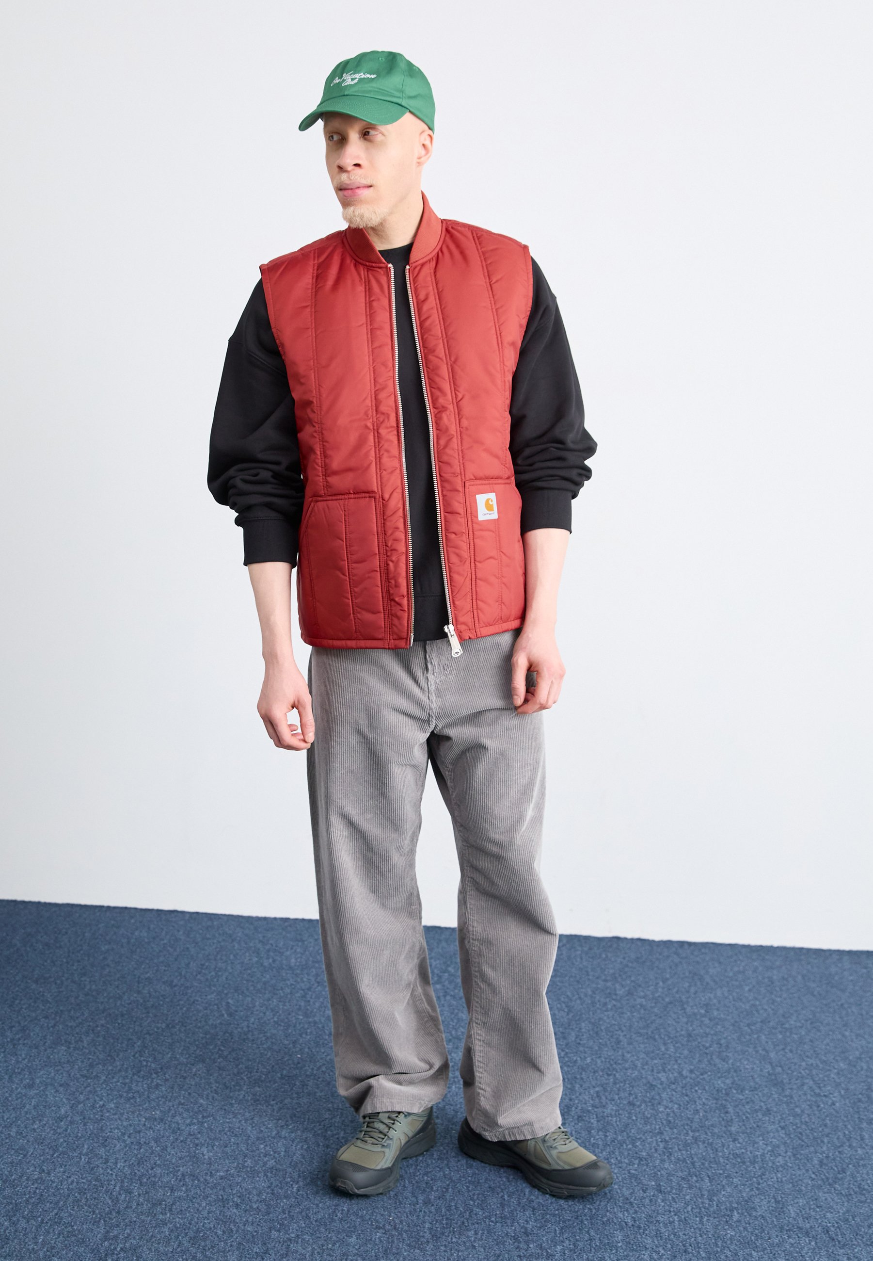 Carhartt WIP LACHLAN VEST LINER - Waistcoat - vermillion/light red