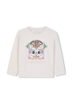 Billieblush, LONG SLEEVE T-SHIRT KID GIRL - T-shirt à manches longues - ivory