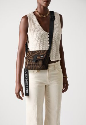 MINI MESSENGER JOKURAITA - Cross body bag - brown/dark brown