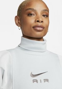 Nike Sportswear TOP AIR - Mikina - pure platinum flat pewter