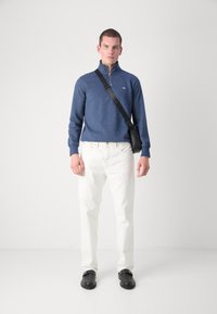 GANT REG SHIELD HALF ZIP  - Mikina - dark jeansblue melange