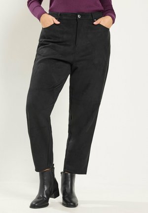 Yours Clothing, PLUS SIZE SMART TROUSERS - Pantalon classique - black