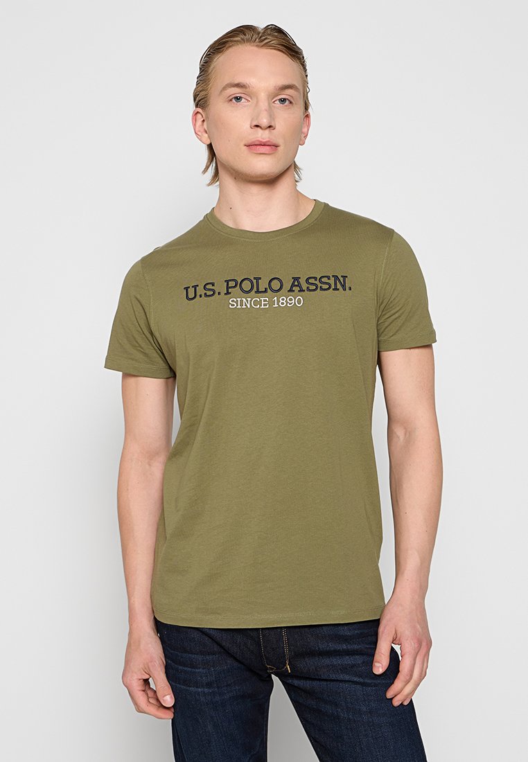 U.S. Polo Assn. T-shirt print kaki