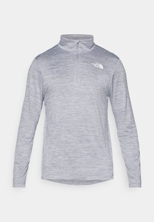 The North Face RAGER 1/4 ZIP TEE - Majica z dolgimi rokavi - pearl mist/light heather