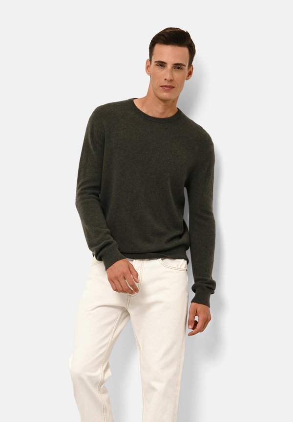 HOWARD - Strickpullover - kaki chiné