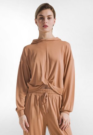 KNOTTED - Kapuzenpullover - brown