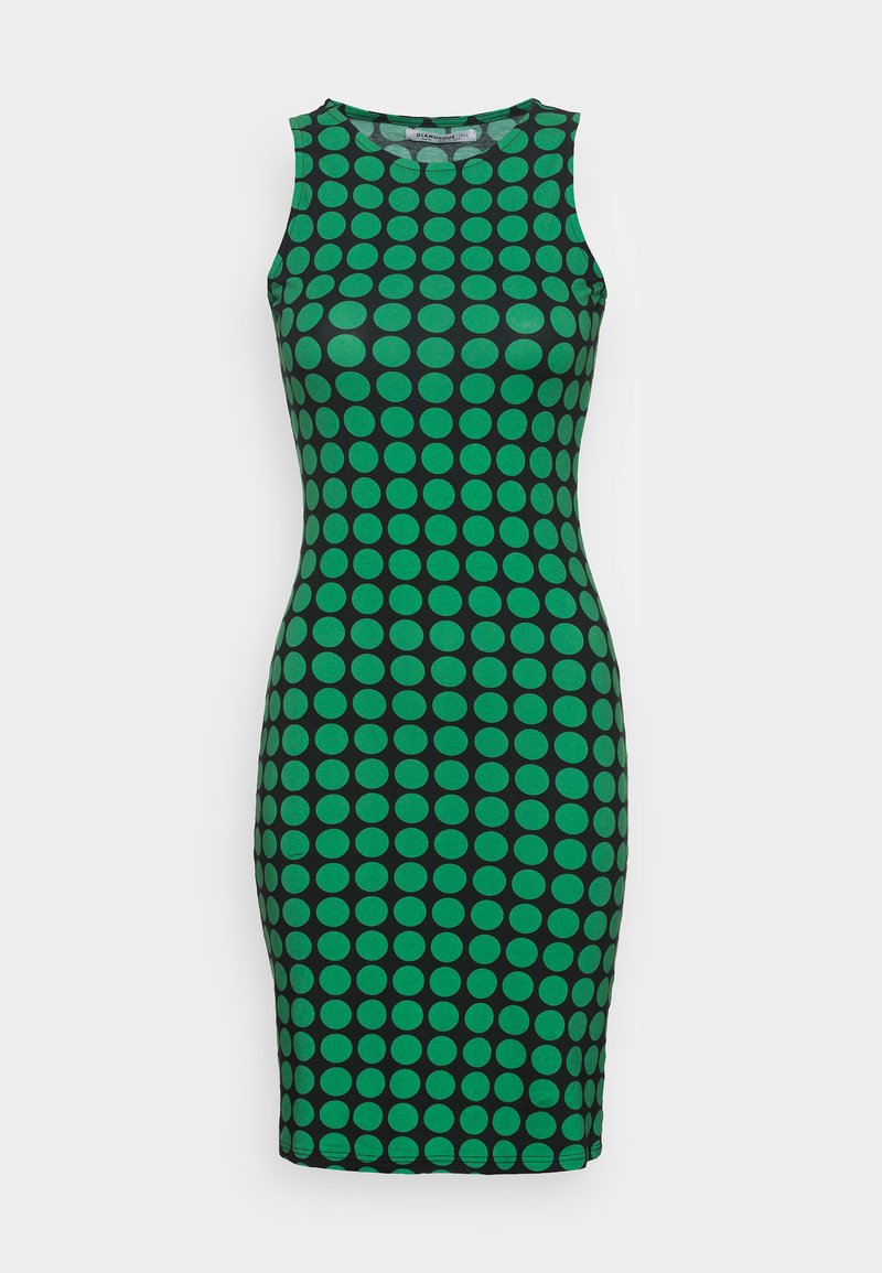 Glamorous Tall RACER NECK BODYCON MINI DRESS Jersey dress black