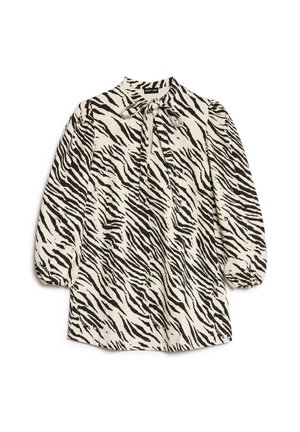 Sister Jane, NUIT ZEBRA MINI DRESS - Φόρεμα πουκάμισο - ivory