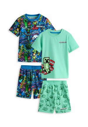 LICENSE 2 PACK SET - Nachtwäsche Set - green/blue minecraft
