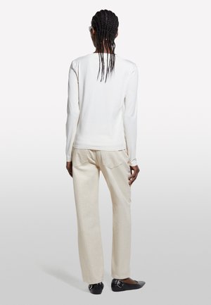 Sisley, Long sleeved top - white