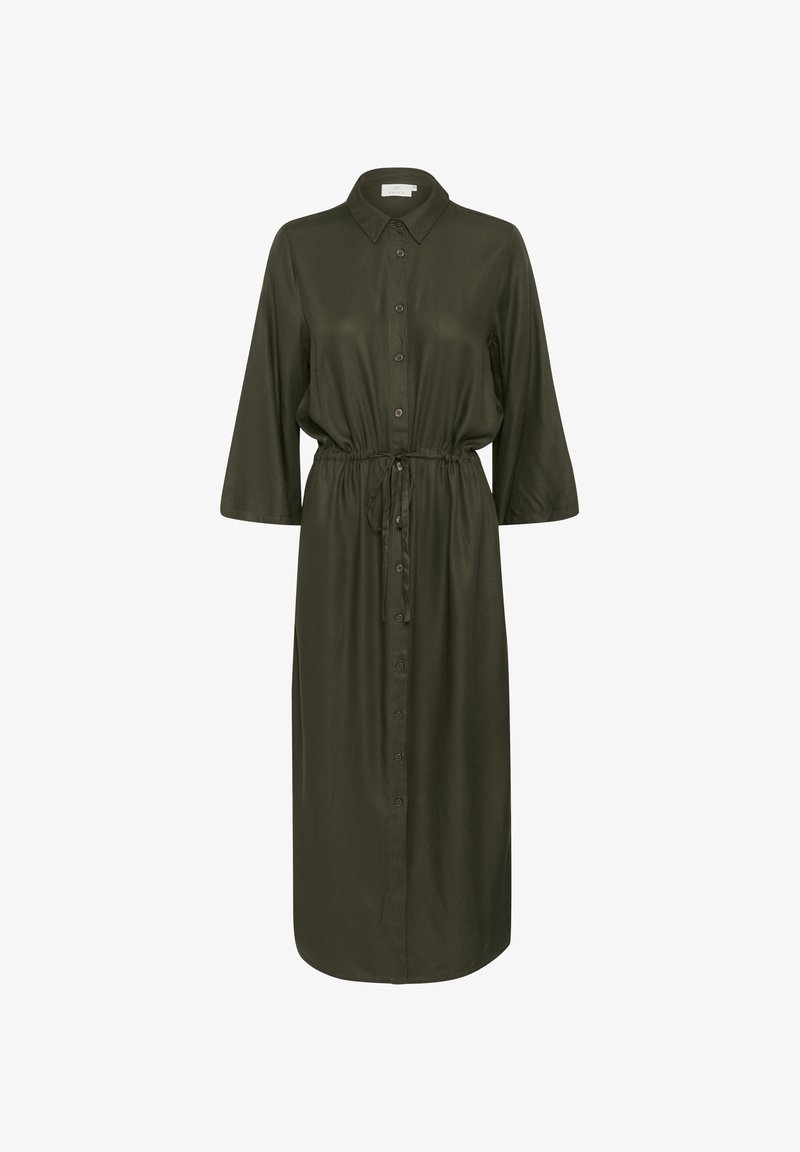 Kaffe KAFORINA - Shirt dress - forest night/green - Zalando Kaffe KAFORINA - Shirt dress - forest night/green - Zalando