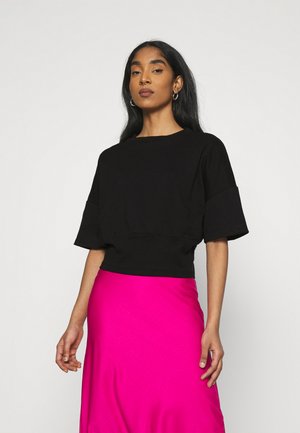 T-shirt con stampa - black