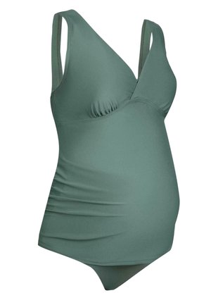 JoJo Maman Bébé V-NECK SET - Costum de baie din două piese - khaki