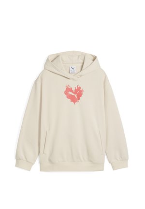 FLAMING LOVE  - Jersey con capucha - alpine snow