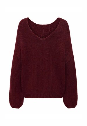 JDY JDYDINEA REVERSIBLE  - Džemper - cabernet