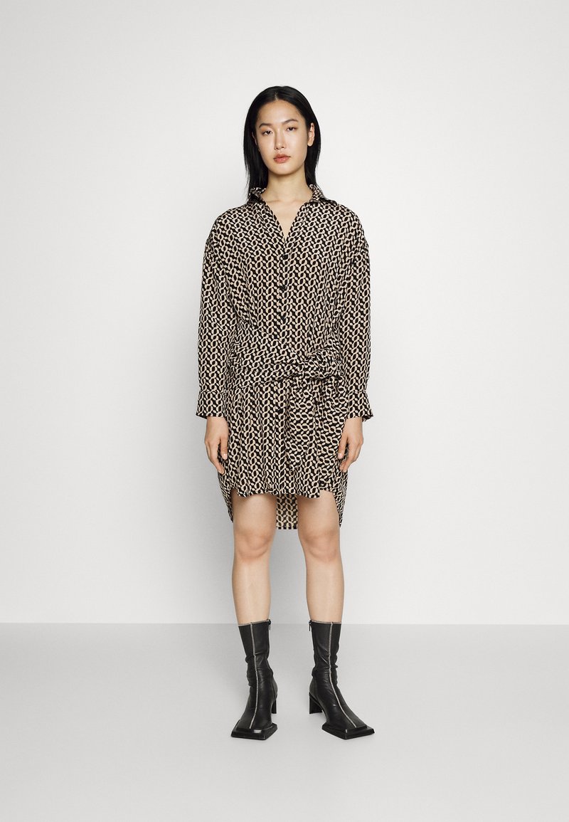 Faithfull The Brand THOMAS SHIRT DRESS Day Dress Bisett Print black 