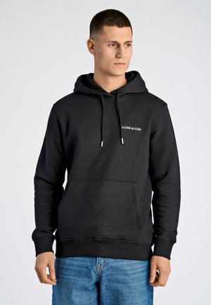 LOGO - Felpa con cappuccio - black