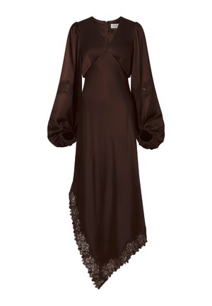 Malina, SEEMA ASYMMETRIC MAXI DRESS - Robe de soirée - dark brown