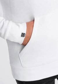 Ombre Jersey con capucha - white
