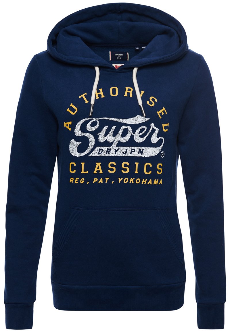 Damen Sweatshirts | Superdry SCRIPT STYLE COLLEGE Sweatshirt pilot mid blue/blau - MA01766 Damen Sweatshirts | Superdry SCRIPT STYLE COLLEGE Sweatshirt pilot mid blue/blau - MA01766