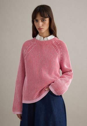 STRIPE  - Jersey de punto - pink red