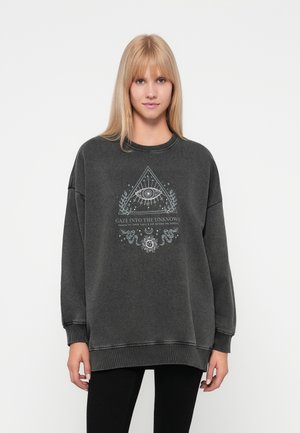 ONLLUCINDA OVERSIZE WILD BOX - Sweatshirt - black