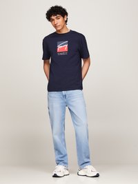 Tommy Jeans DNA TEE - T-shirts print - dark night navy
