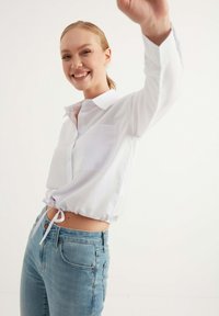 Herita LONG-SLEEVED BIASED - Camicia - white