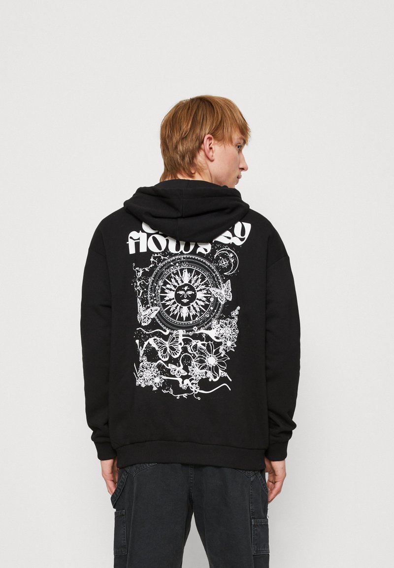 YOURTURN UNISEX RELAXED FIT HOODIE - Sweat à capuche - black/noir