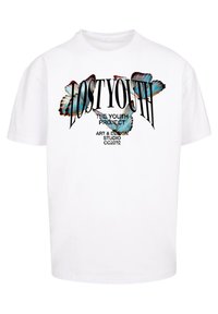 HEAVY - Tricou cu imprimeu - white