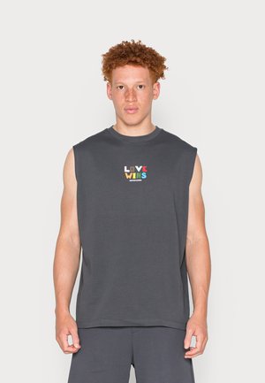 LOVE WINS TANK UNISEX - Linne - antra