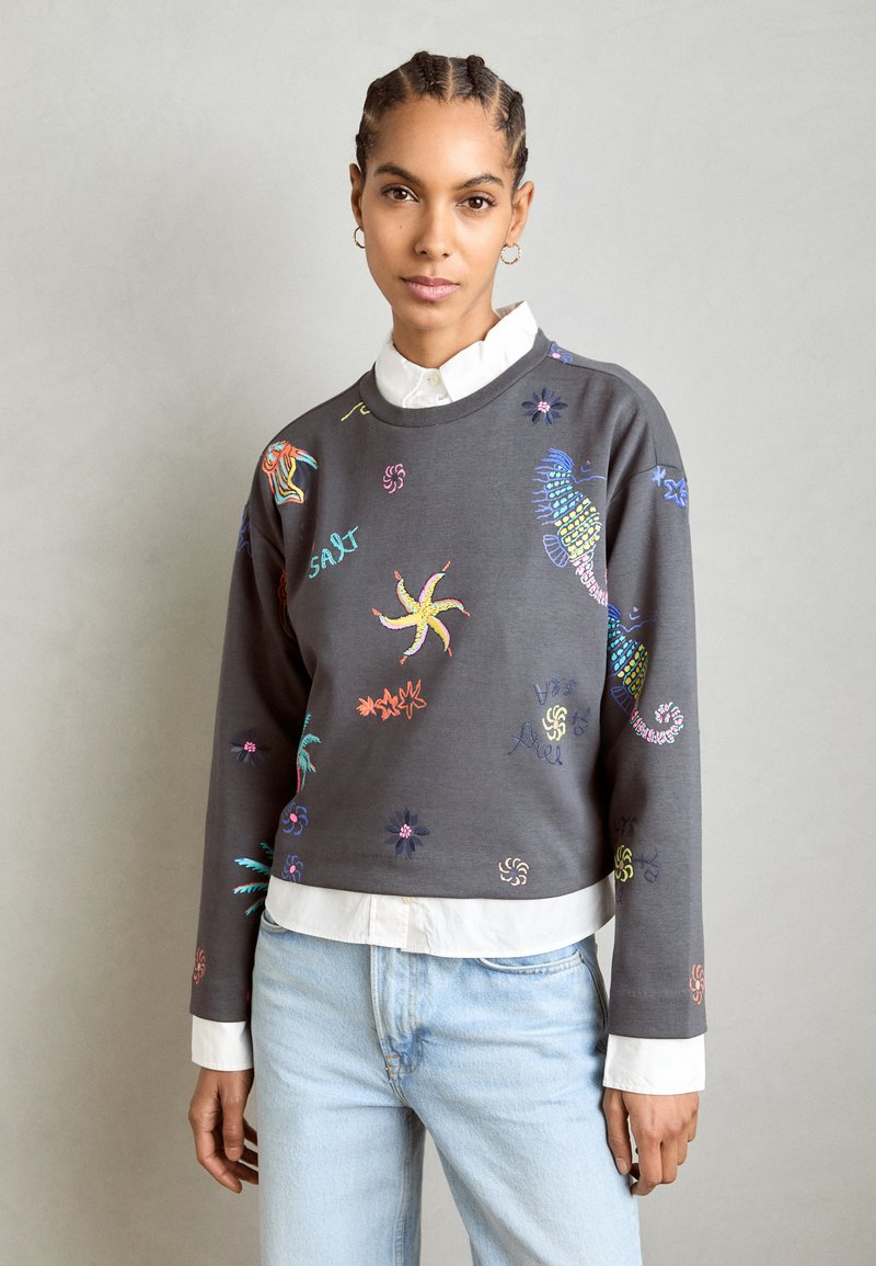 Scotch & Soda BOXY FIT - Sweater - antra