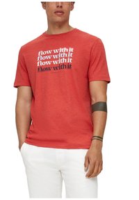 s.Oliver T-shirt print - preiselbeere