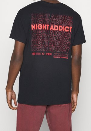 Night Addict, T-shirt imprimé - black