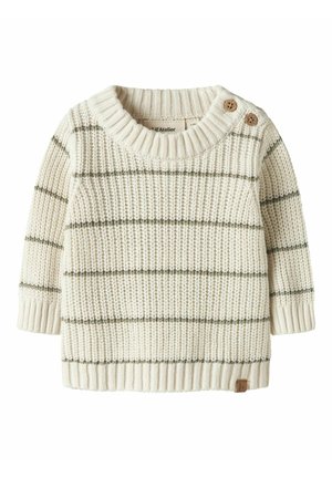 STREIFEN - Pulover - coconut milk