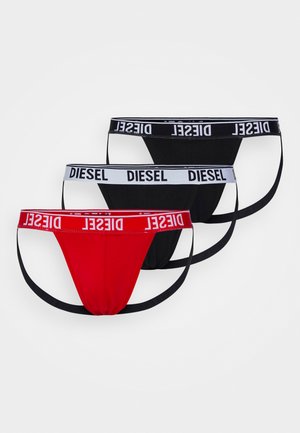 Diesel JOCKY 3 PACK - Slip - black/red