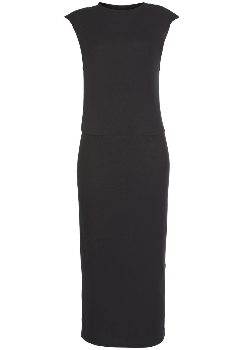 Lascana Gebreide jurk zwart