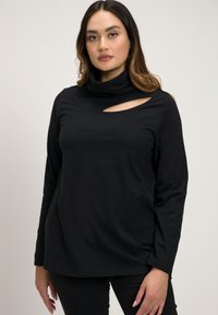Ulla Popken Langærmet T-shirt - black