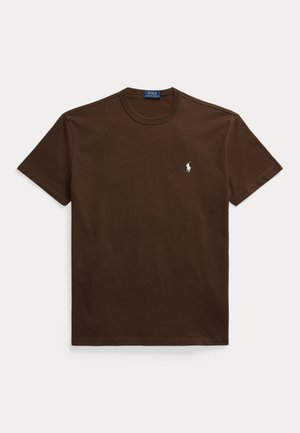 Polo Ralph Lauren CLASSIC FIT JERSEY CREWNECK T-SHIRT - Navadna majica - dark beech