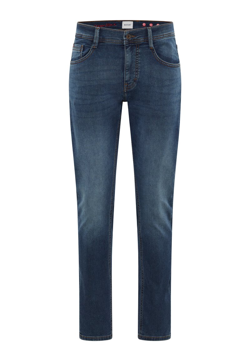 mustang Slim fit jeans blauw denim/bluedenim mustang Slim fit jeans blauw denim/bluedenim