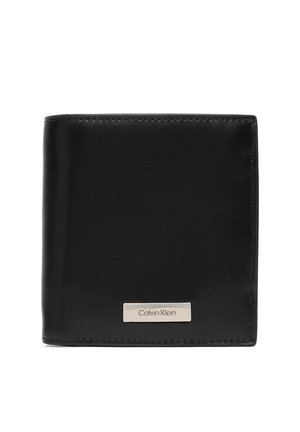 PLAQUE SLIM TRIFOLD - Portemonnee - black