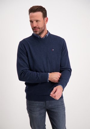 MÉLANGE O-NECK - Trui - navy mel