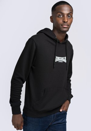 Lonsdale BEETHAM - Jersey con capucha - black