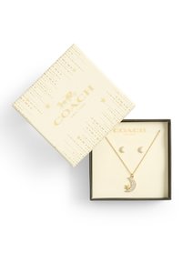 COACH SIGNATURE CELESTIAL MOON BOXED SET - Collier - gold-coloured